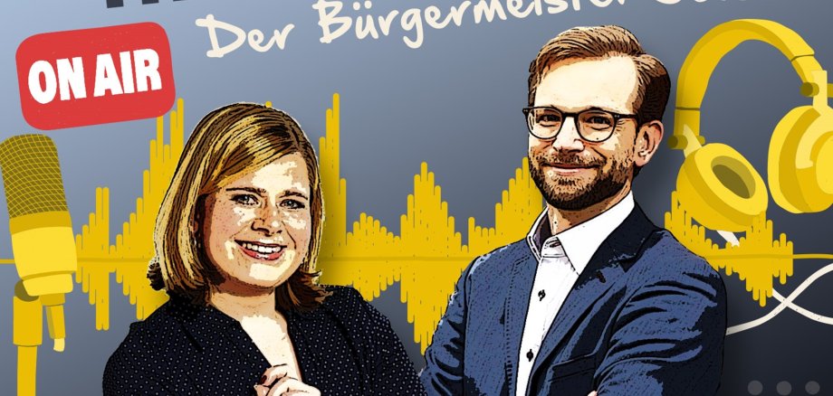 Das Cover des Podcasts mit Alexandra Marzi und Ulrich Richter-Hopprich.