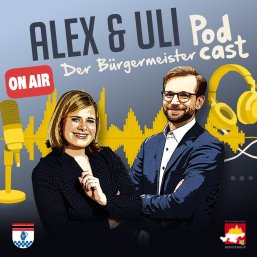Das Cover des Podcasts mit Alexandra Marzi und Ulrich Richter-Hopprich.