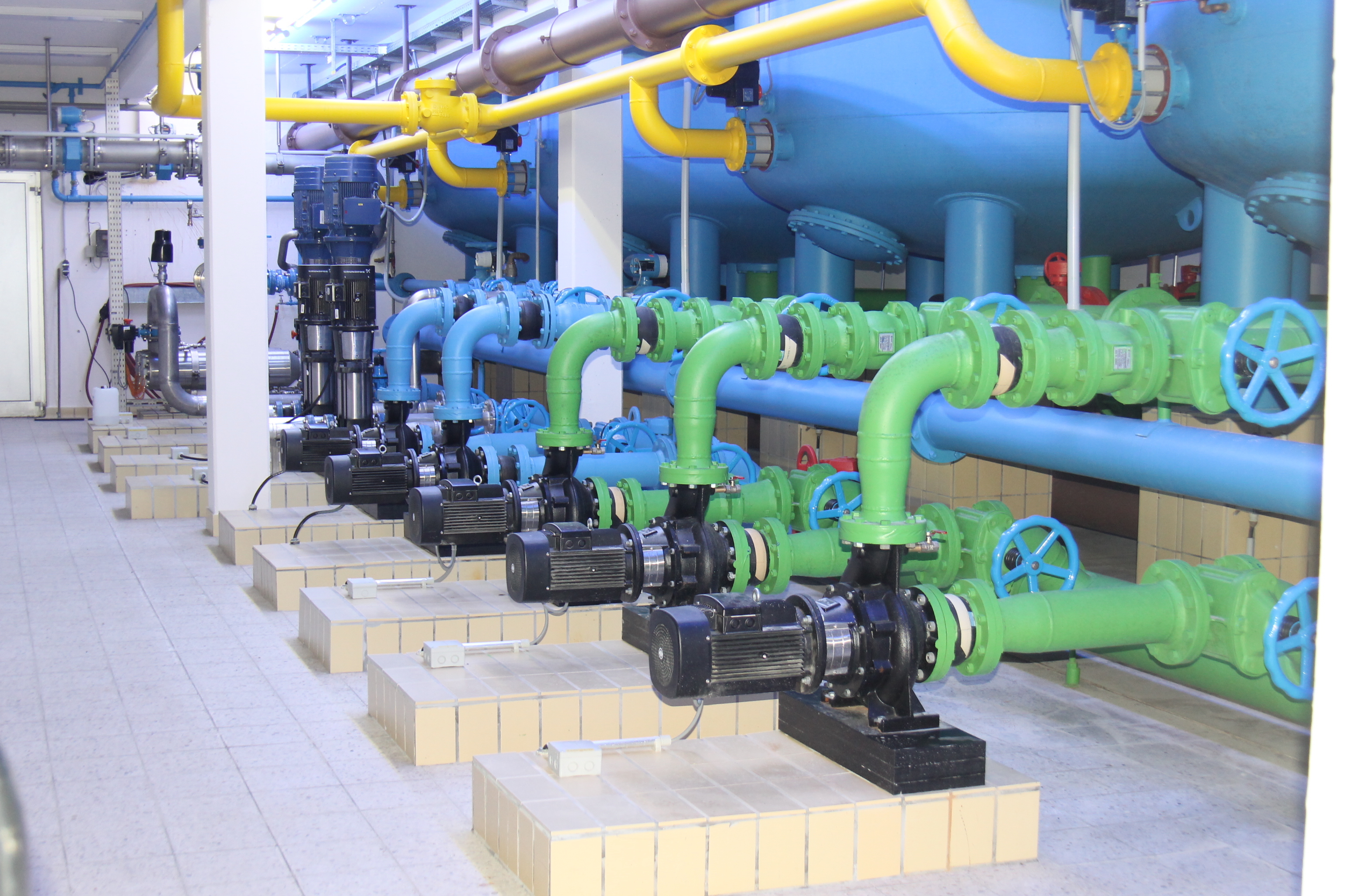 Ein Blick in den Hochbehälter Prinzenschlag.