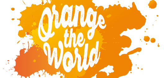 Das Logo von Orange the World.