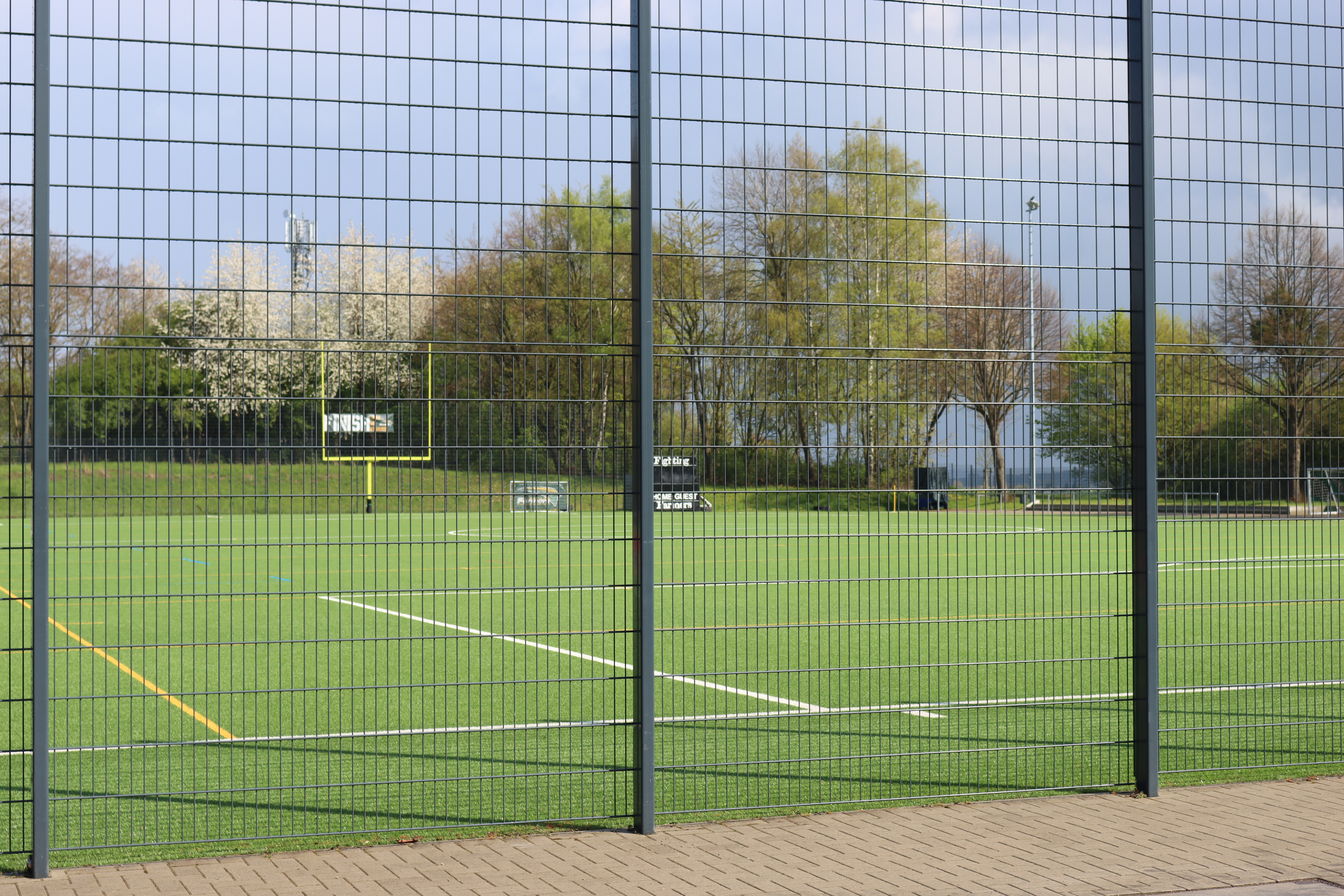 Der neue Kunstrasenplatz in Montabaur-Horressen.
