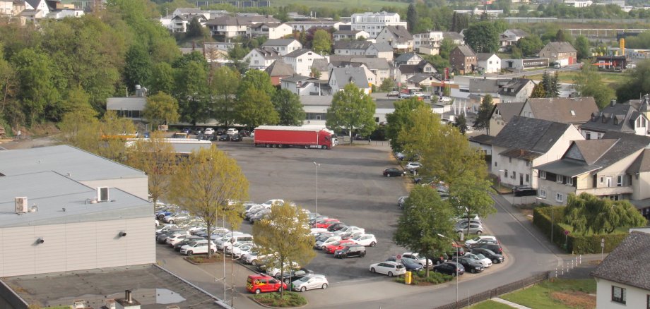 Bild zeigt Parkplatz Eichwiese