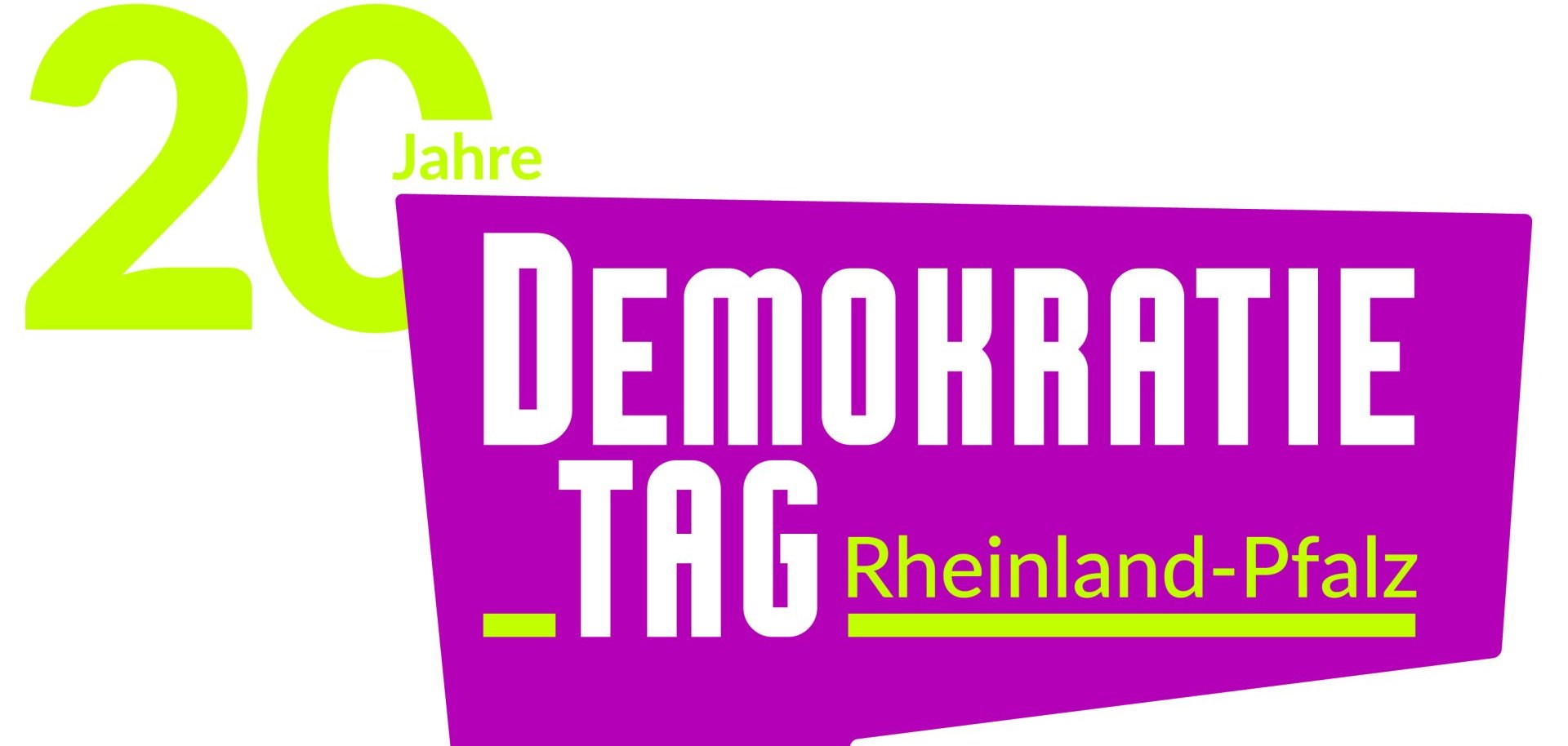 Bild zeigt Grafik mit Text 20. Demokratie Tag