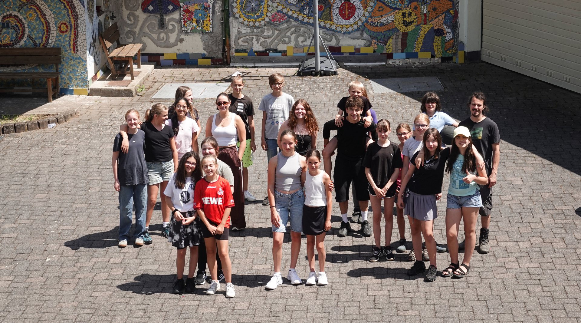 Die Teilnehmenden des Talent Campus im Haus der Jugend Montabaur.