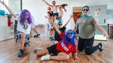 Step up Bewegung stand im Fokus dieser Projektgruppe.