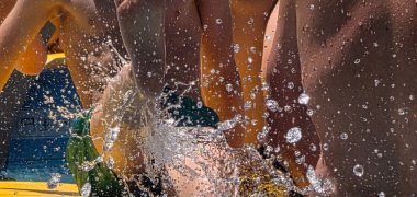 Poolparty 2026 Wasser marsch! Es wurde ausgiebig geplanscht.