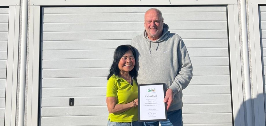 Hendrik Takes und seine Frau.