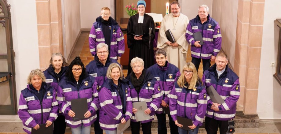 In einem ökumenischen Gottesdienst wurden die neue Notfallseelsorger in ihr Amt eingeführt.