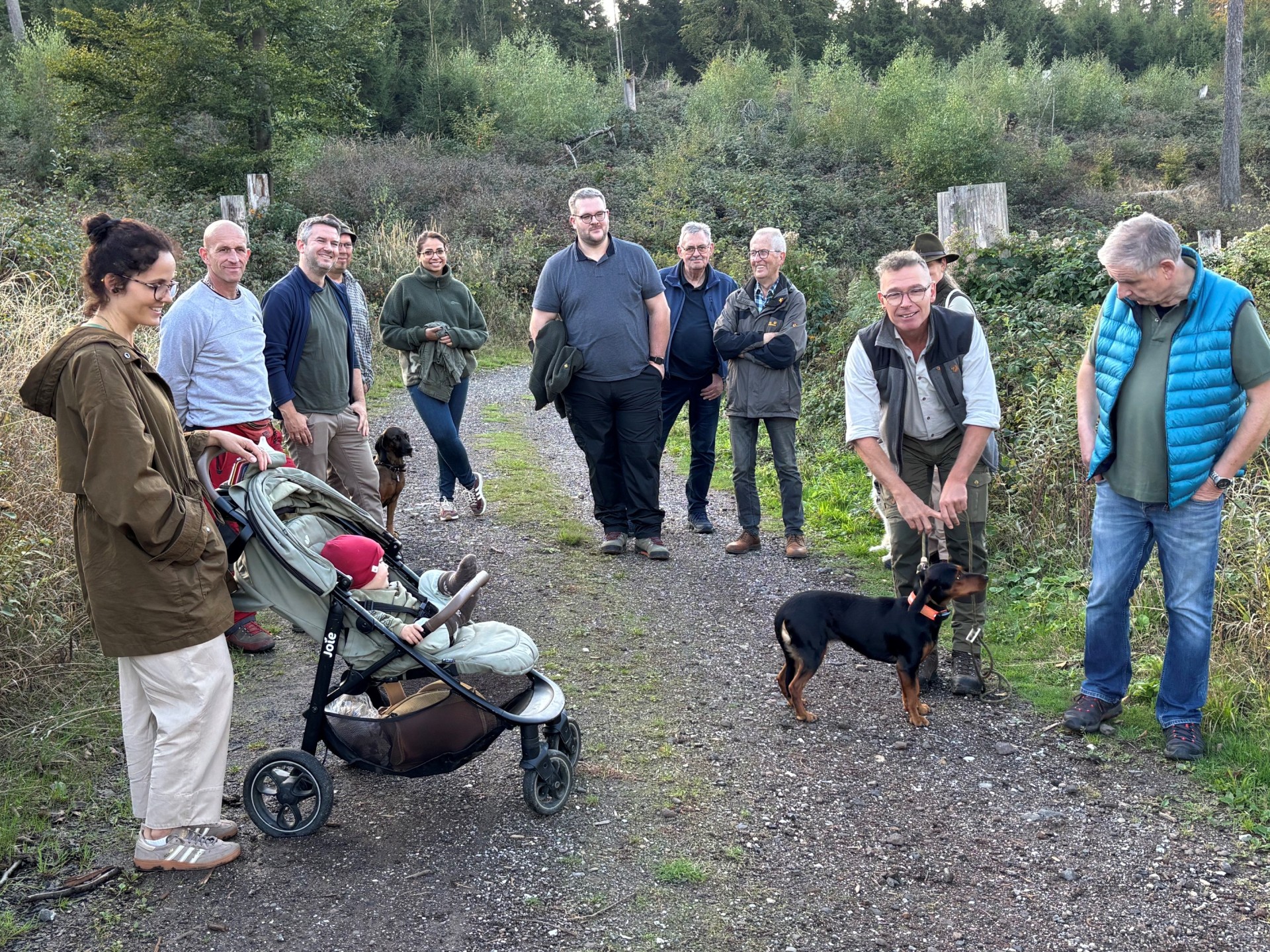 Waldbegang im Stadtwald: Gremien informieren sich vor Ort