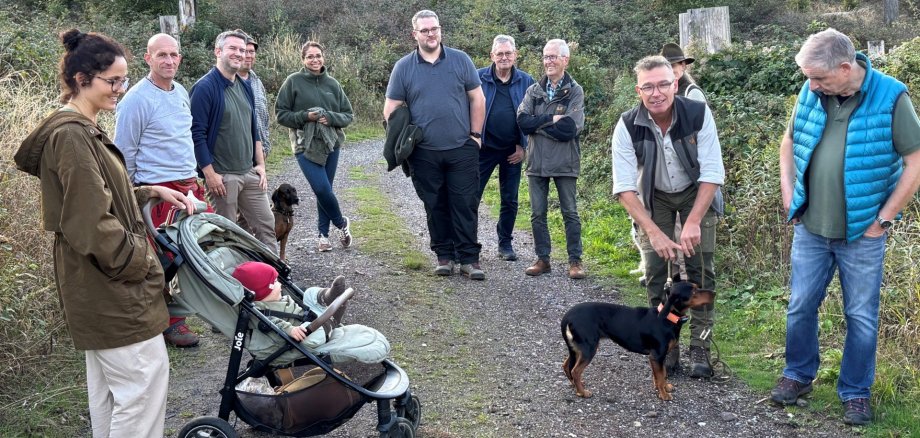 Waldbegang im Stadtwald: Gremien informieren sich vor Ort