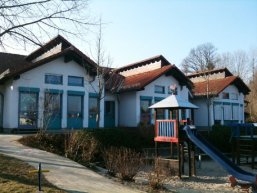 Außenaufnahme der Kita Neuhäusel