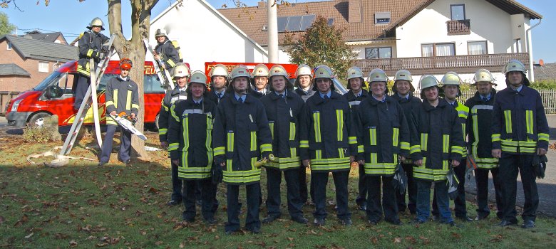 Gruppe von Feuerwehrleuten aus Heiligenroth
