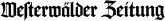 Das Bild zeigt das Logo der Westerwälder Zeitung