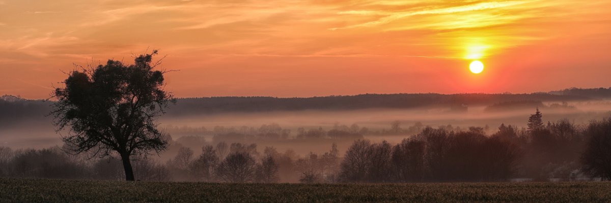 Sonnenaufgang über Girod.