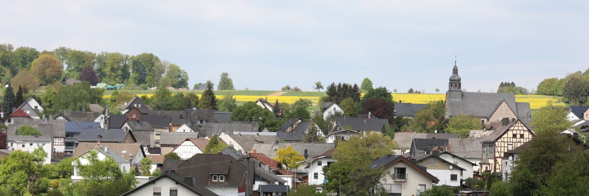 Blick auf Stahlhofen.