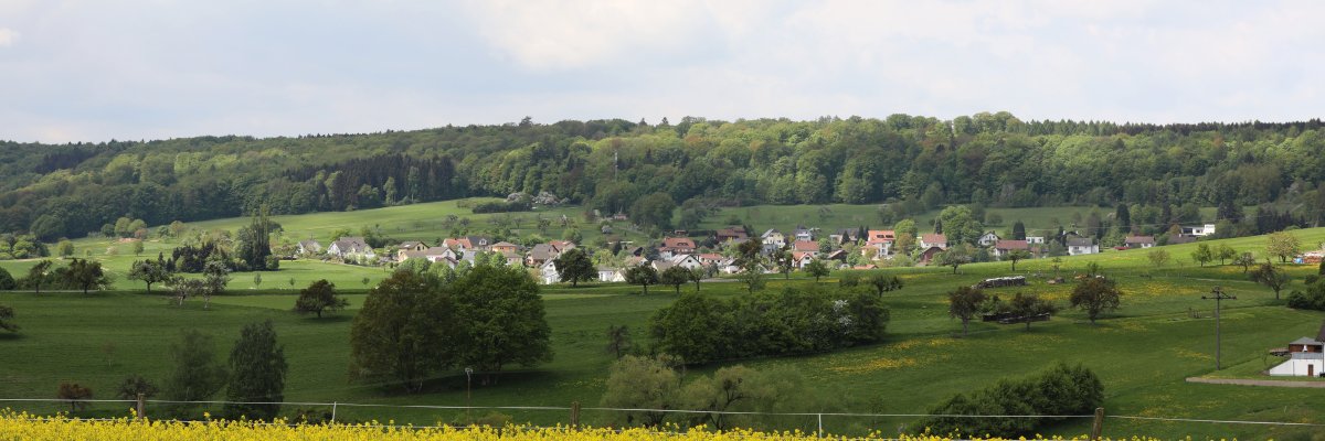 Blick auf Untershausen.