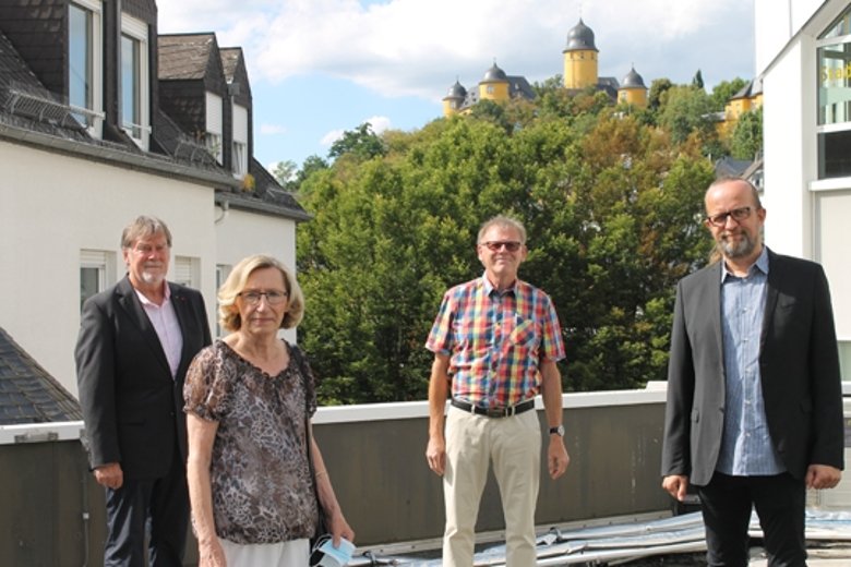 Die weiteren Beigeordneten: (v.l.) Udo Schöfer (Eitelborn), Margarete Flosdorf (Holler), Werner Reusch (Nentershausen) und Oliver Leuker (Hübingen)