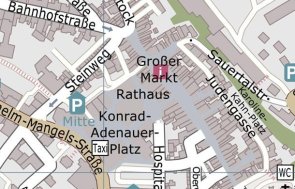 Ausschnitt aus dem Stadtplan