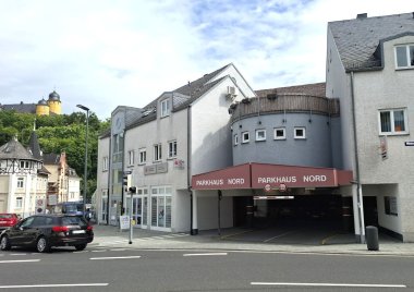 Einfahrt zur Tiefgarage Nord